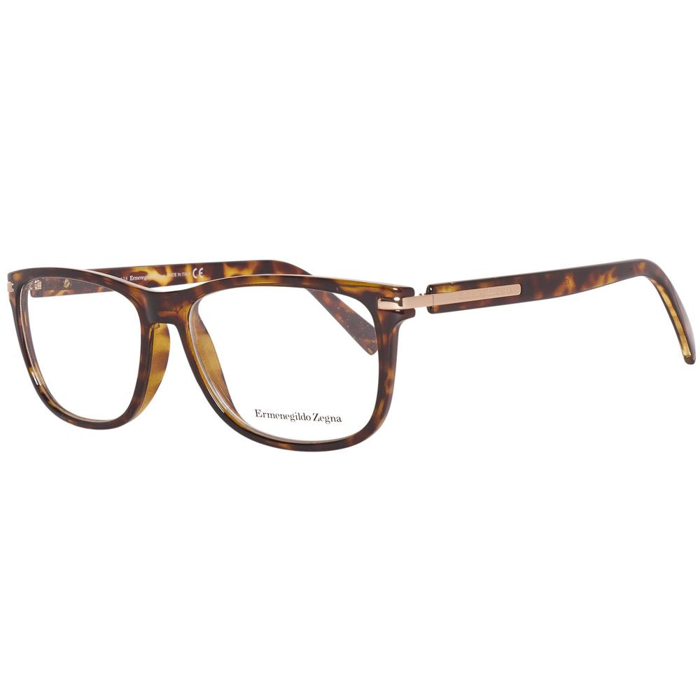 Brown Men Glasses Frame Ermenegildo Zegna