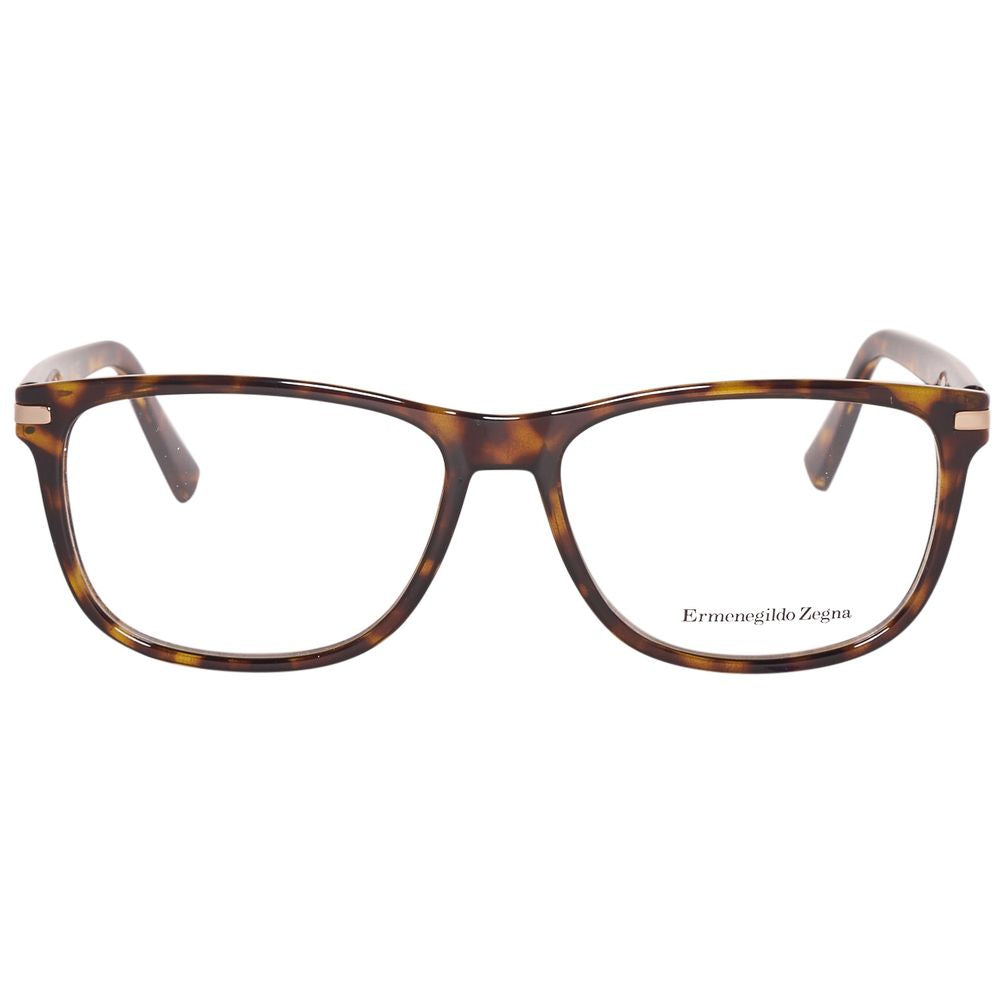 Brown Men Glasses Frame Ermenegildo Zegna