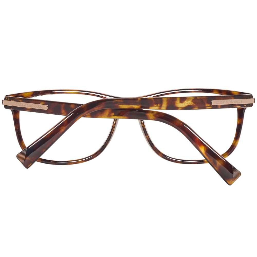 Brown Men Glasses Frame Ermenegildo Zegna