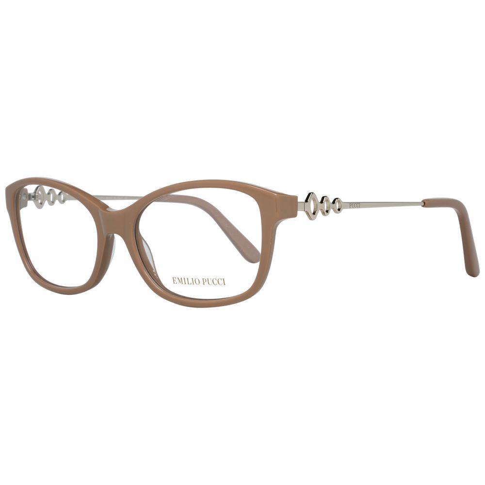 Brown Women Glasses Frame Emilio Pucci