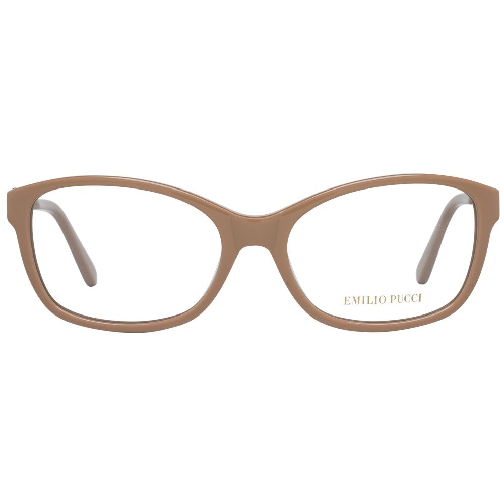 Brown Women Glasses Frame Emilio Pucci