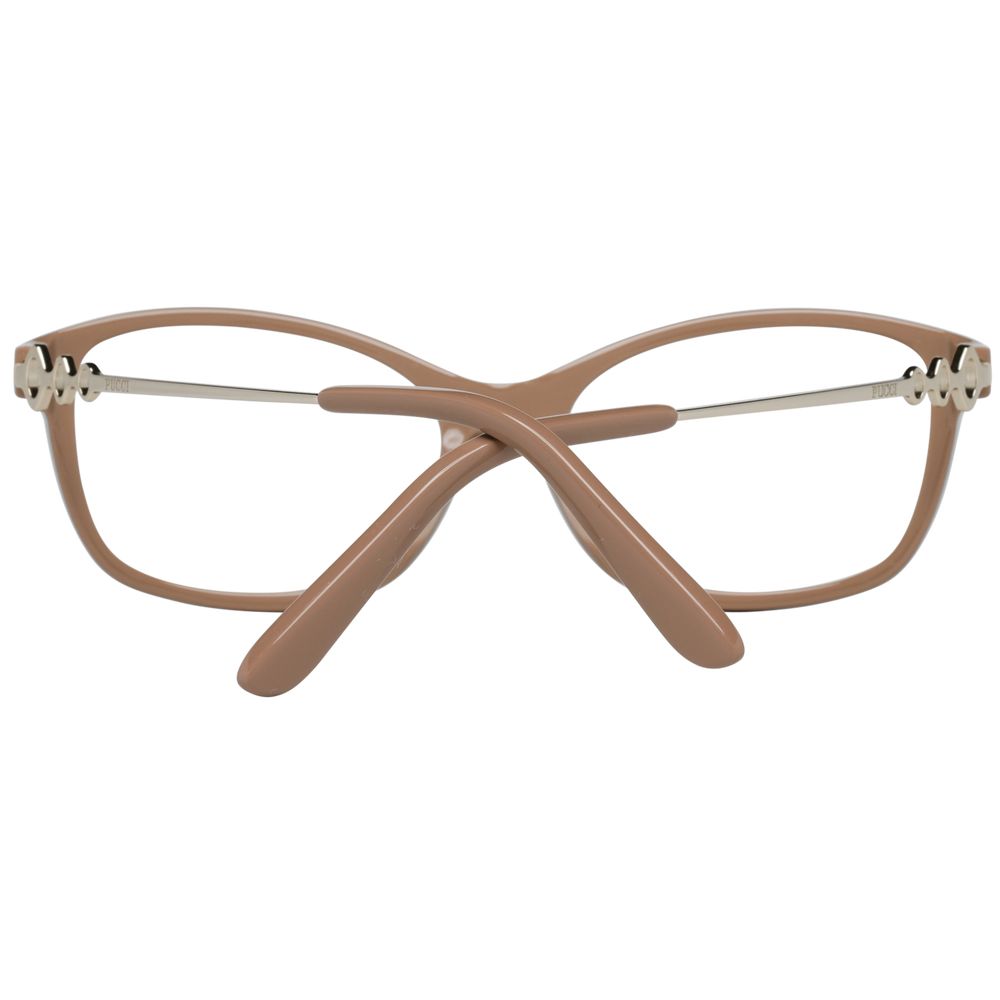 Brown Women Glasses Frame Emilio Pucci