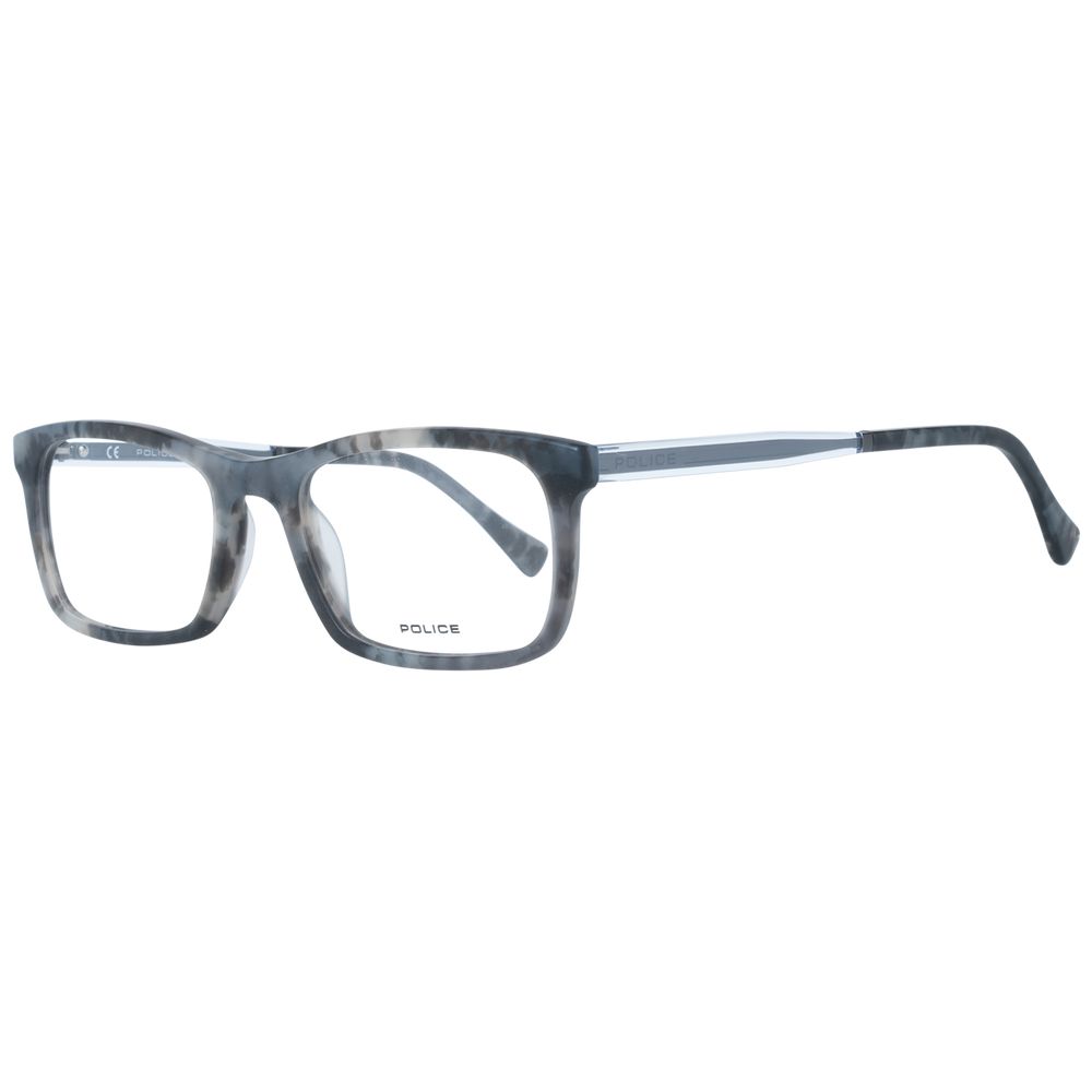 Gray Men Glasses Frame Police