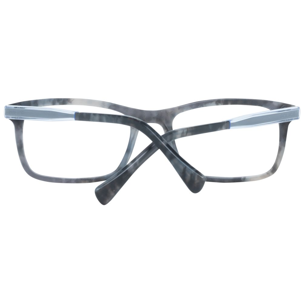 Gray Men Glasses Frame Police