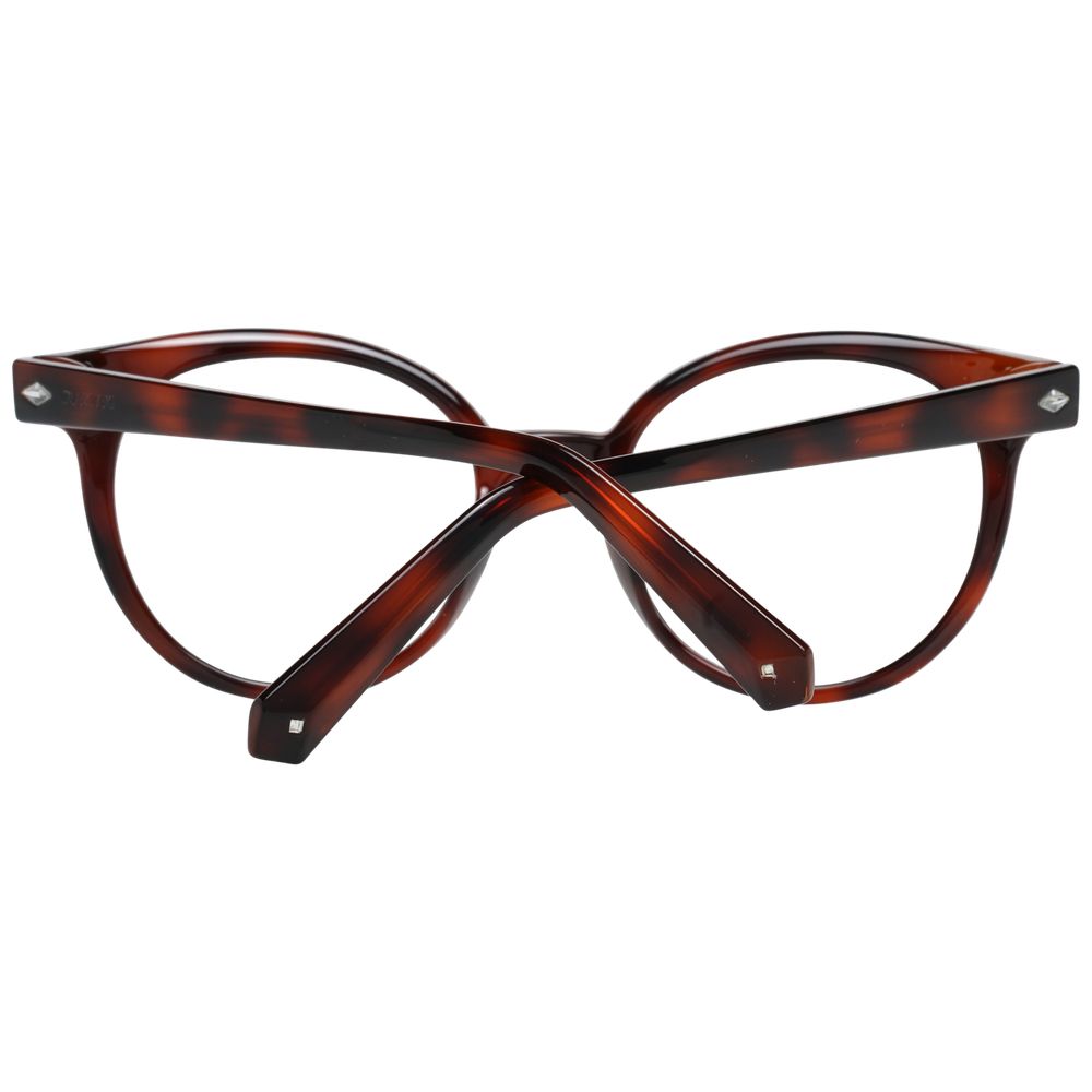 Brown Women Glasses Frame Swarovski