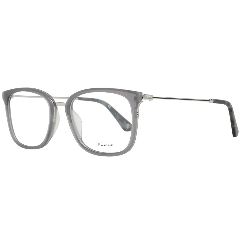 Gray Men Glasses Frame Police