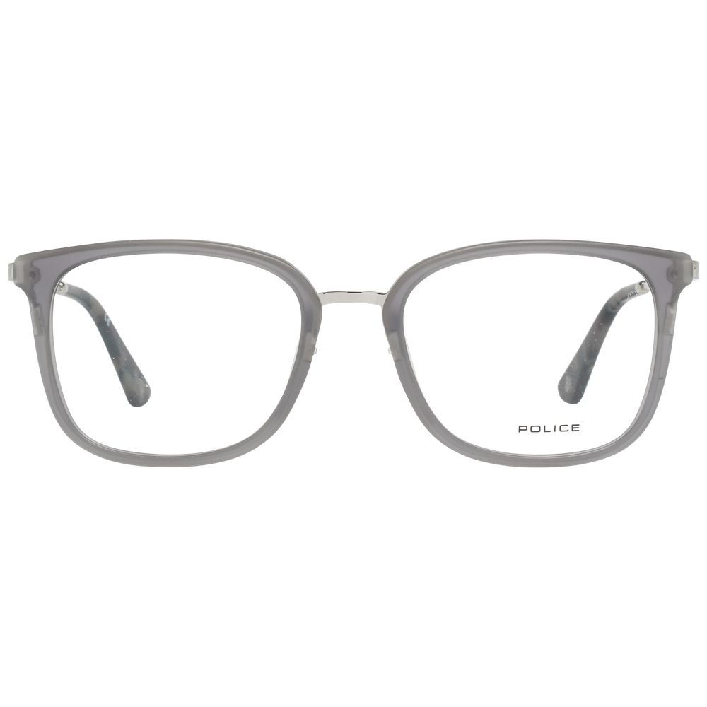 Gray Men Glasses Frame Police