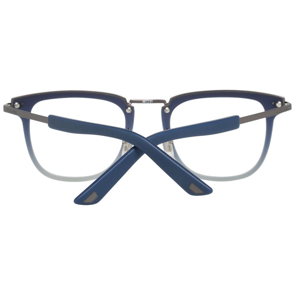Blue Men Glasses Frame Police