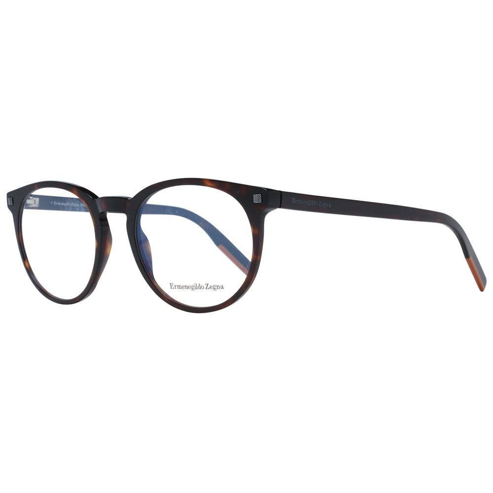 Brown Men Glasses Frame Ermenegildo Zegna