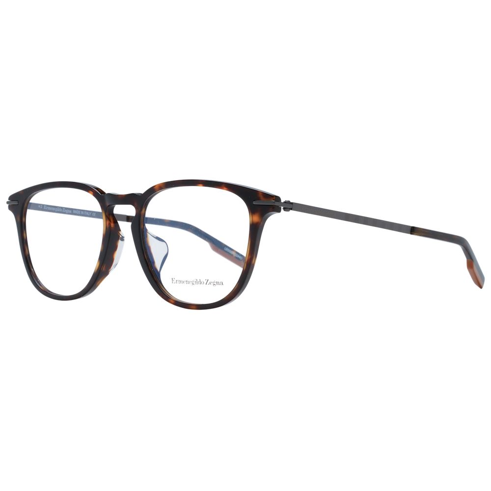 Brown Men Glasses Frame Ermenegildo Zegna