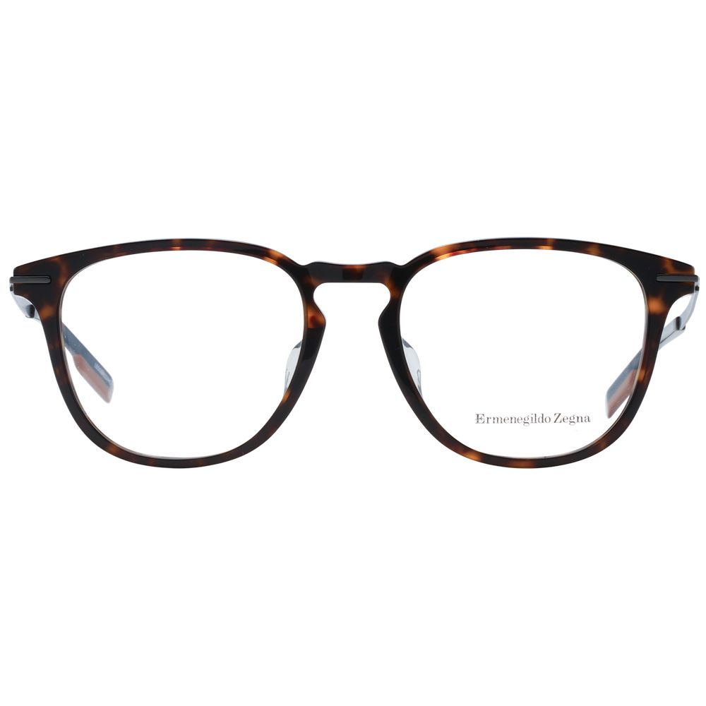 Brown Men Glasses Frame Ermenegildo Zegna