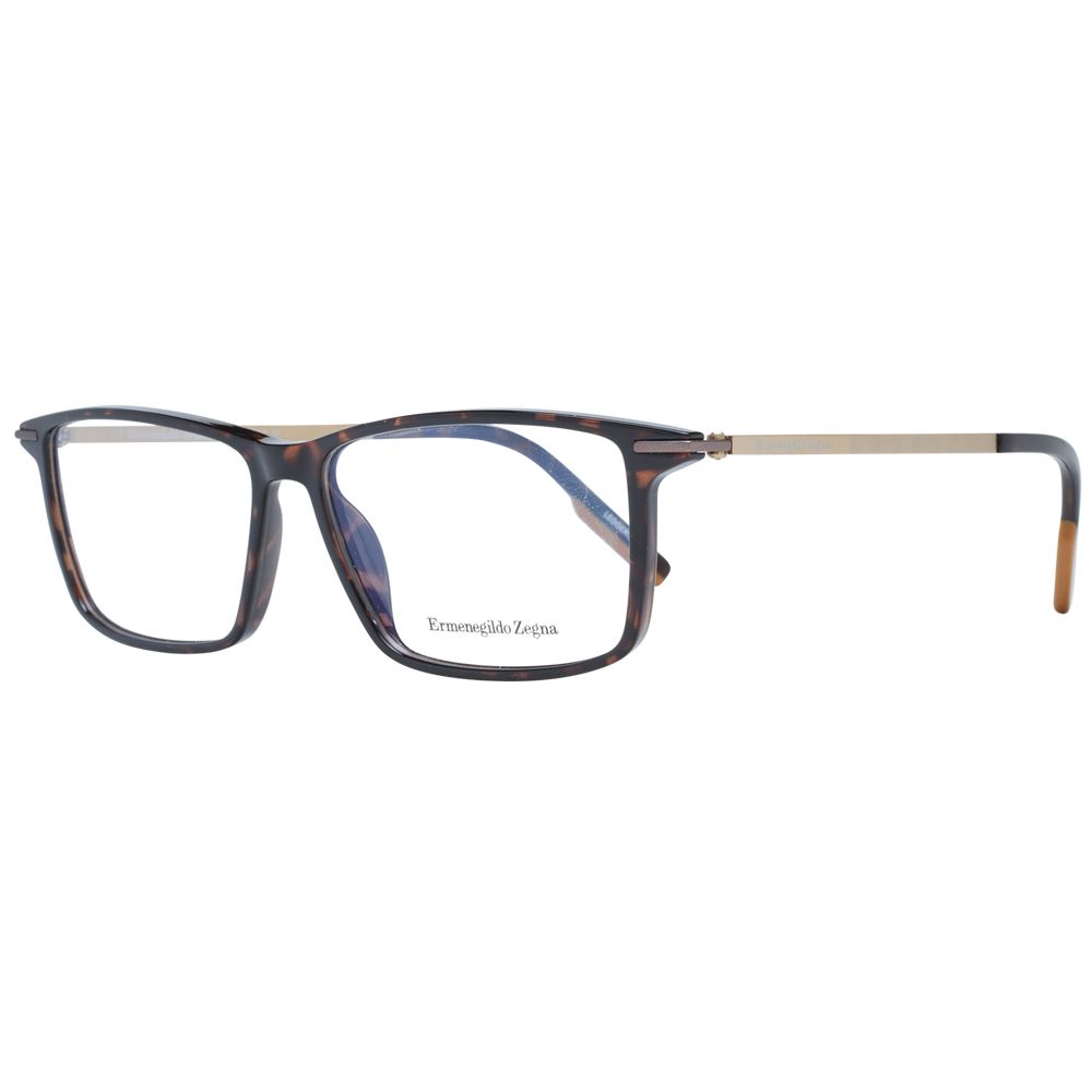 Brown Men Glasses Frame Ermenegildo Zegna