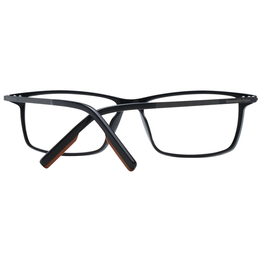 Black Men Glasses Frame Ermenegildo Zegna