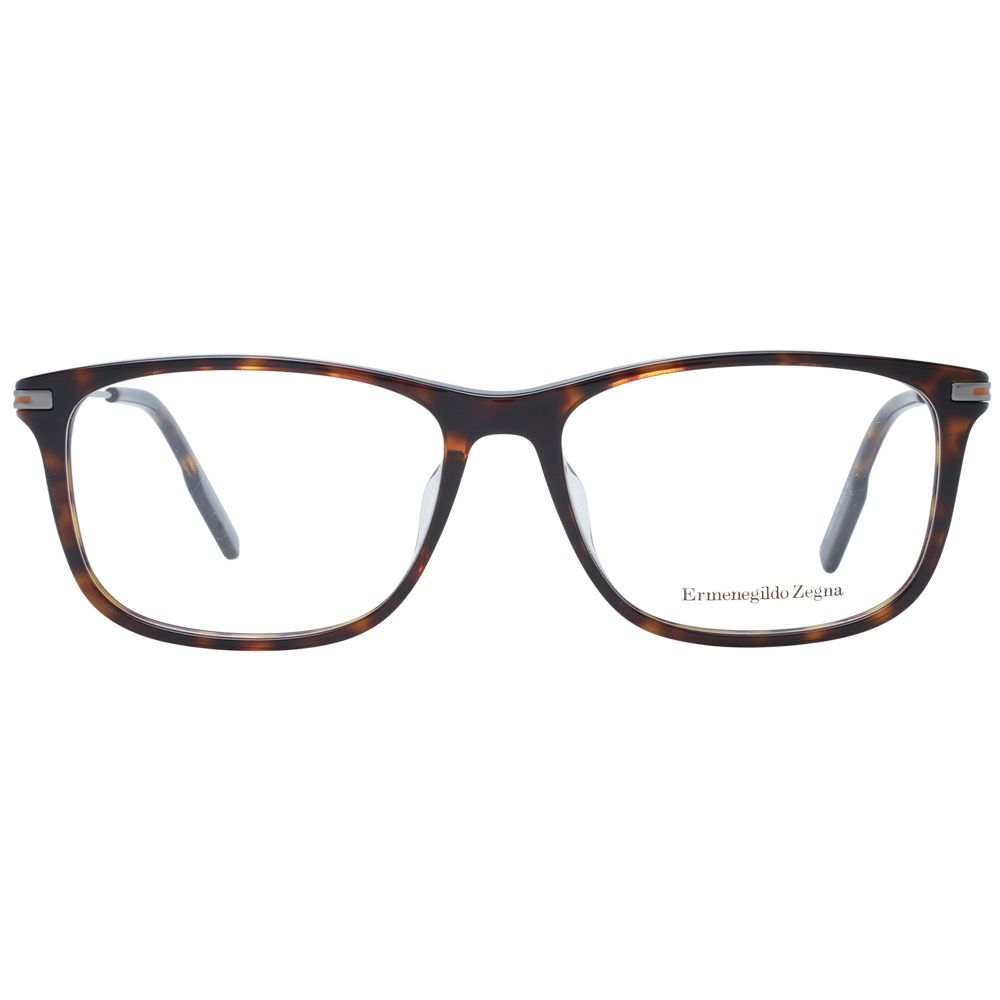 Brown Men Glasses Frame Ermenegildo Zegna