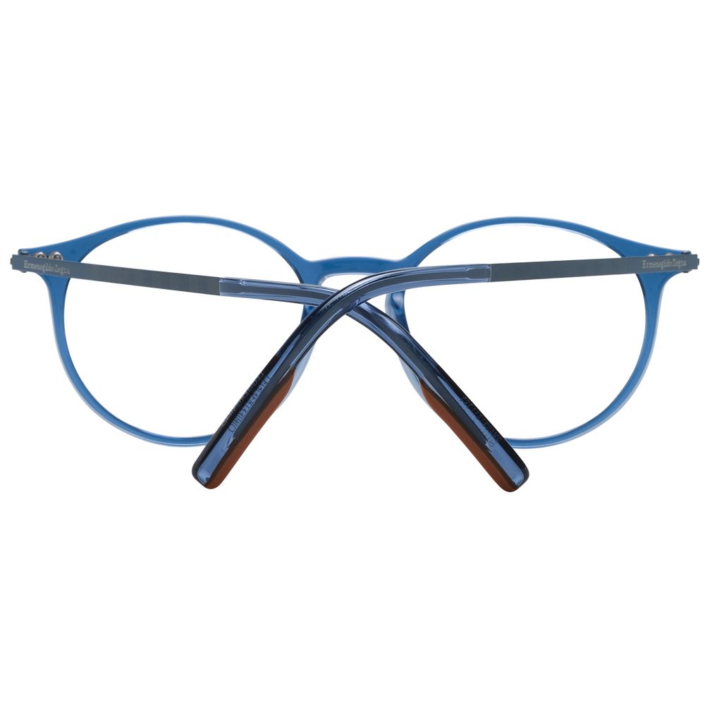Blue Men Glasses Frame Ermenegildo Zegna