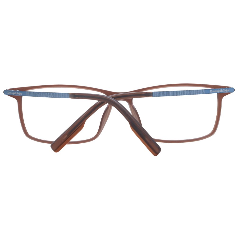 Brown Men Glasses Frame Ermenegildo Zegna