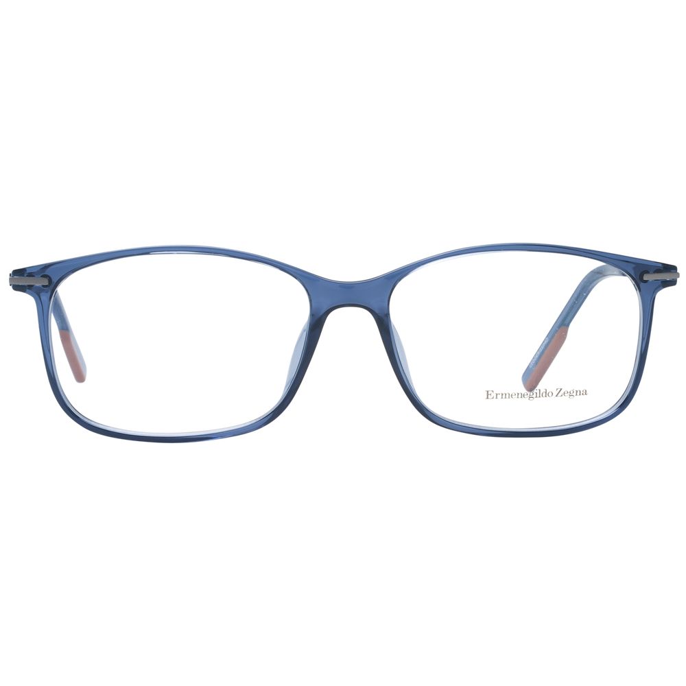 Blue Men Glasses Frame Ermenegildo Zegna