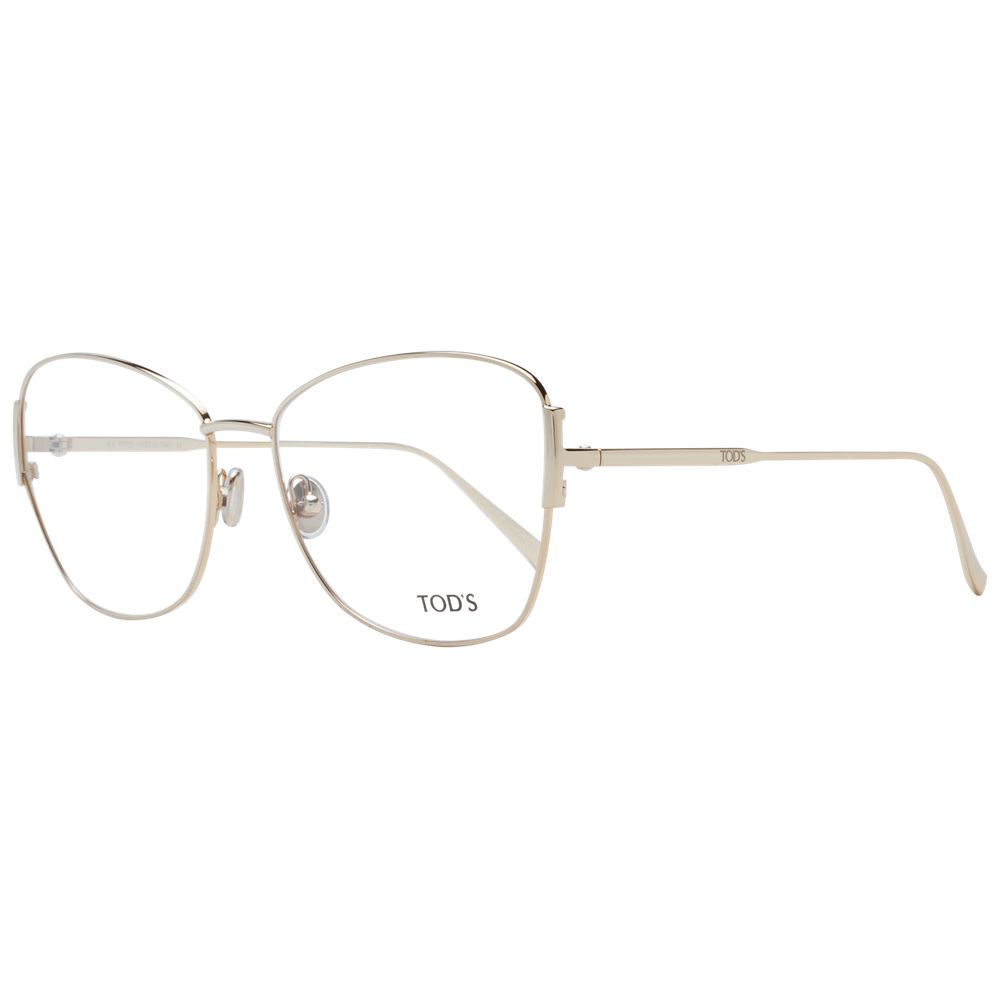 Gold Women Glasses Frame Tod's