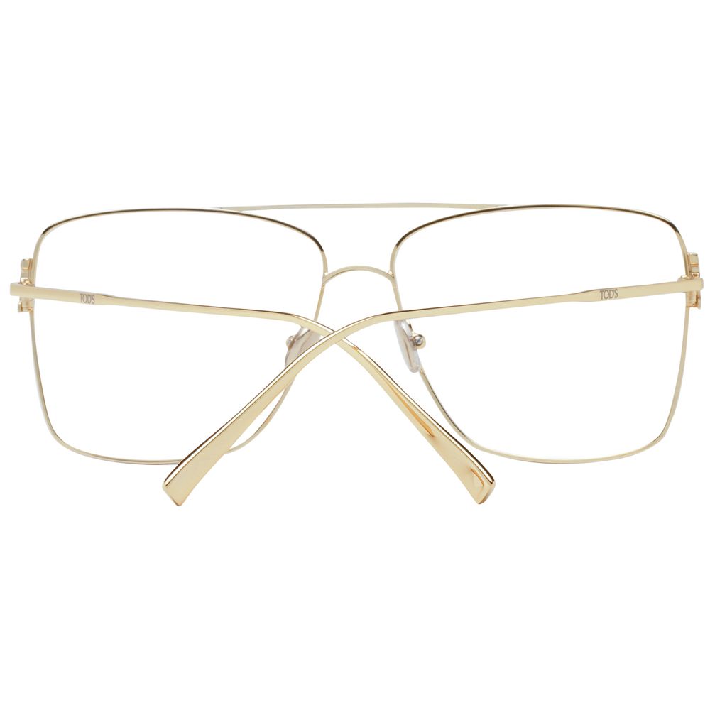 Gold Women Glasses Frame Tod's