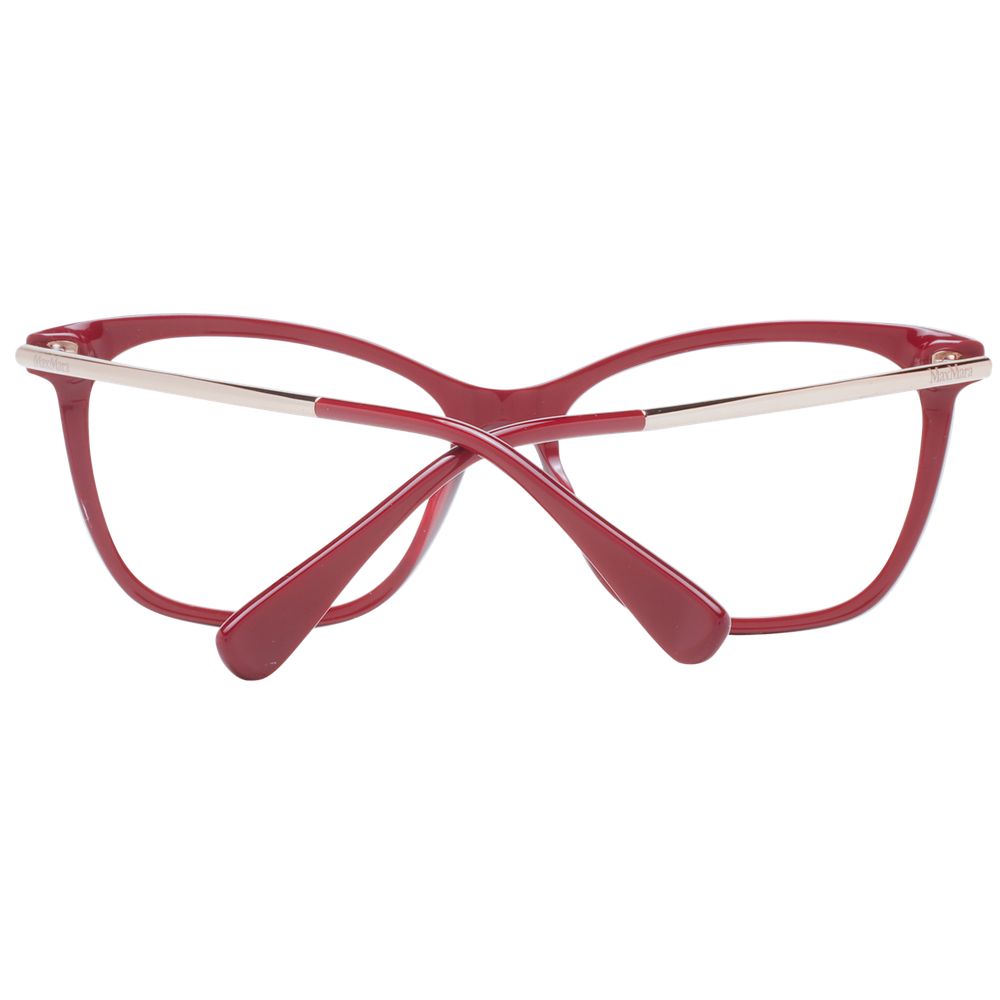 Red Women Glasses Frame Max Mara