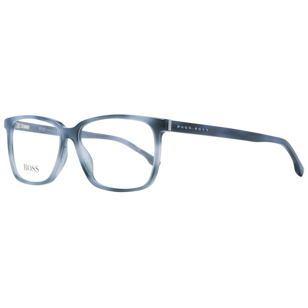 Blue Men Glasses Frame Hugo Boss