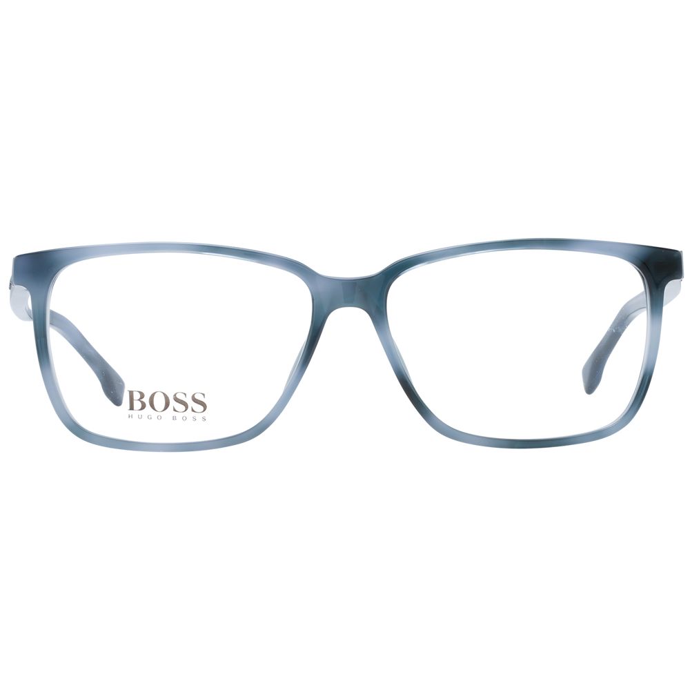 Blue Men Glasses Frame Hugo Boss