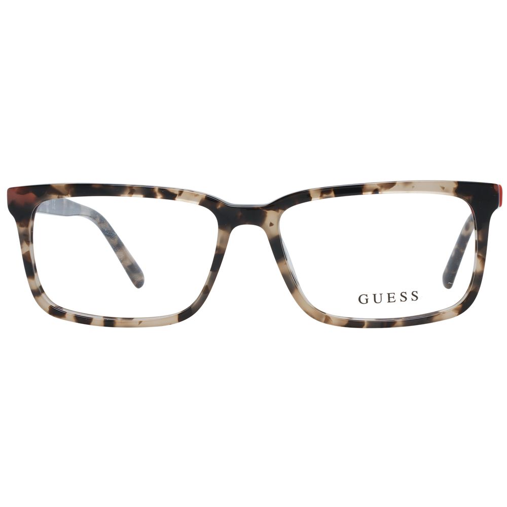 Brown Men Glasses Frame Guess