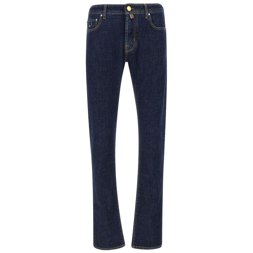 Blue Stretch Denim Men's Jeans Jacob Cohen