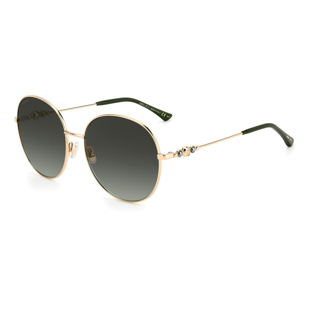 Bicolor Stainless Steel Sunglasses Jimmy Choo