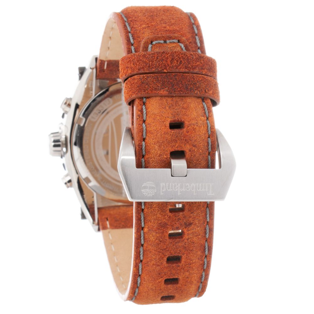 Brown Leather Watch Timberland