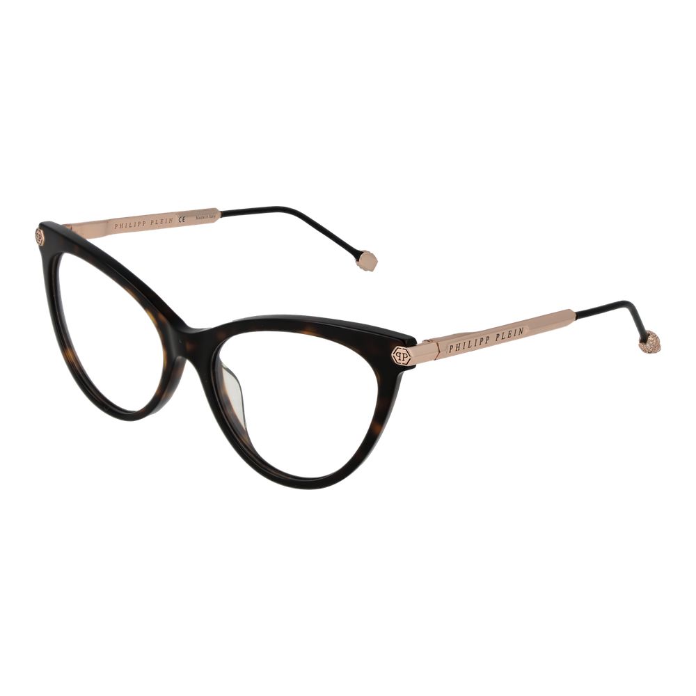 Brown Women Glasses Frame Philipp Plein