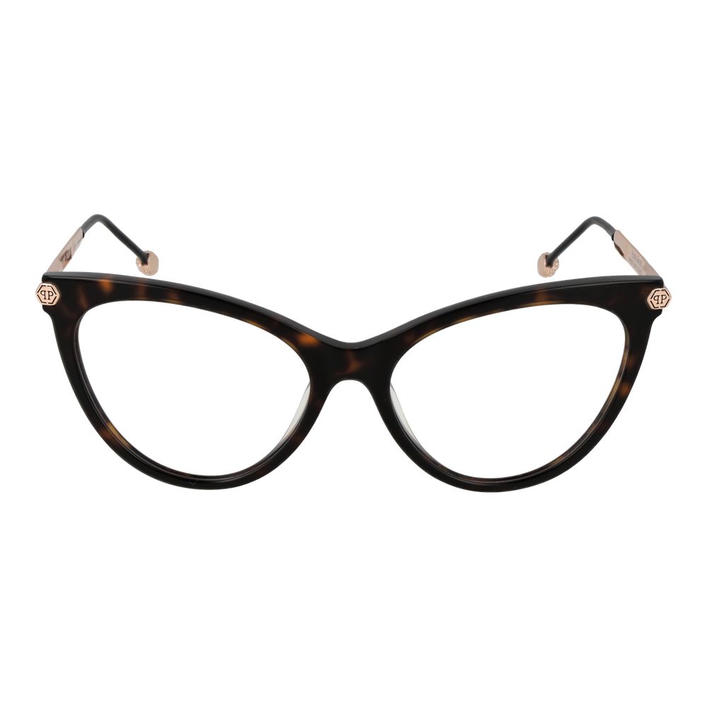Brown Women Glasses Frame Philipp Plein