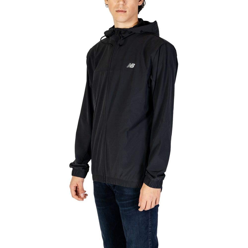 Black Recycled Polyester Jackets & Coat New Balance
