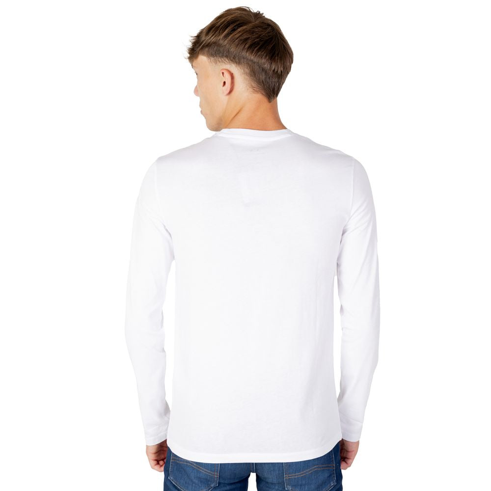 White Cotton Long Sleeve Armani Exchange