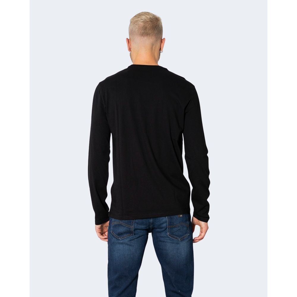 Black Cotton Long Sleeve Armani Exchange