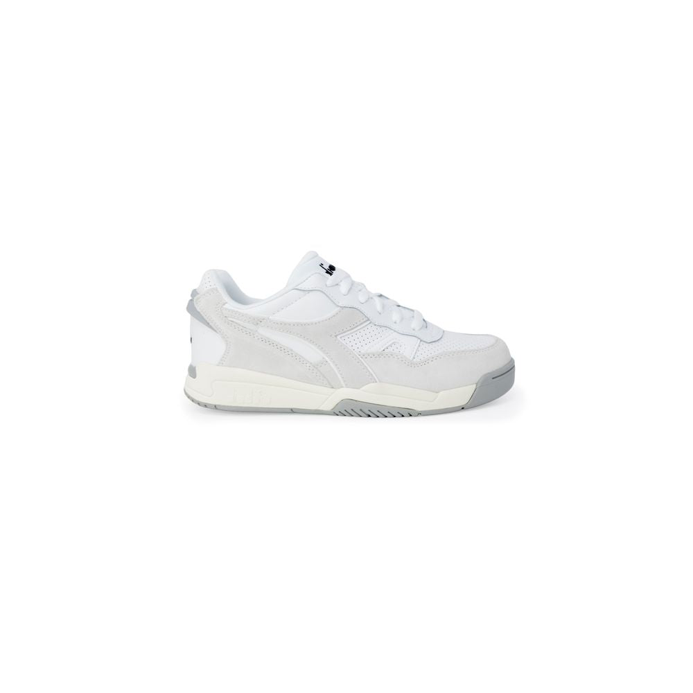 White Artificial Leather Sneaker Diadora