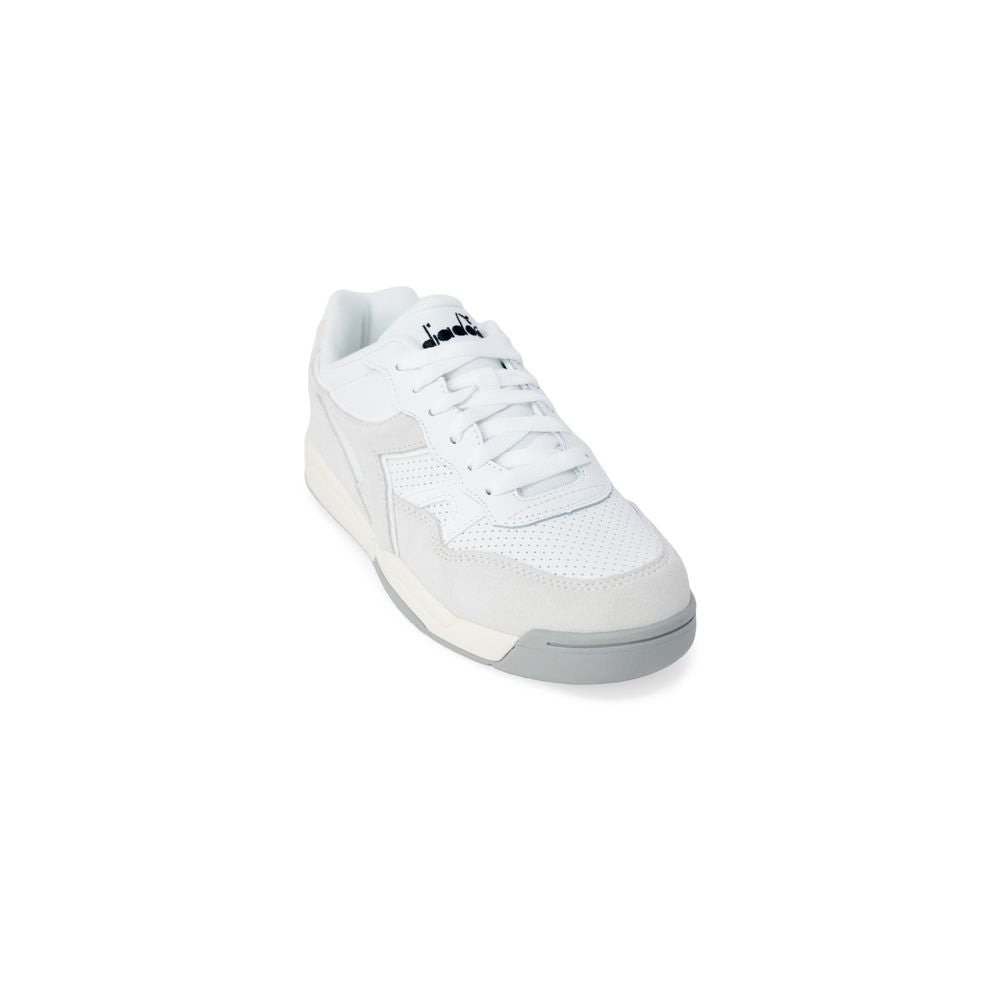 White Artificial Leather Sneaker Diadora
