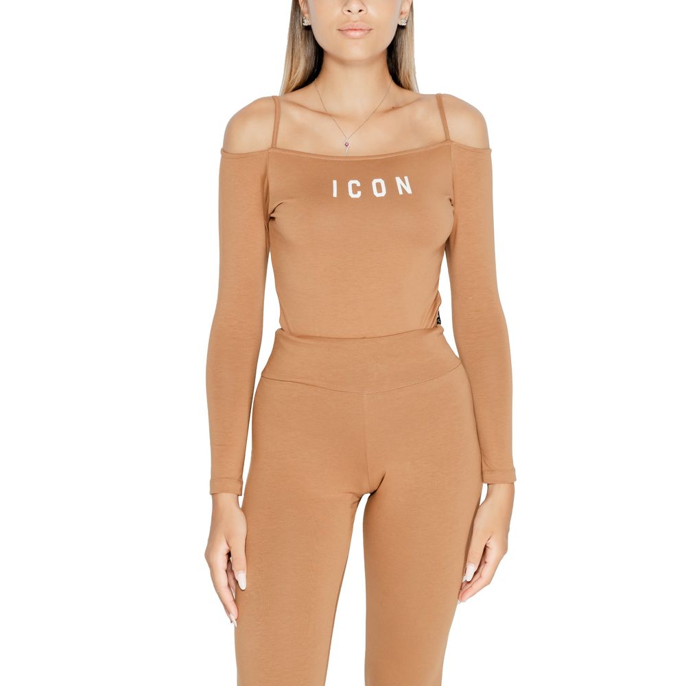 Brown Cotton Bodysuit Icon
