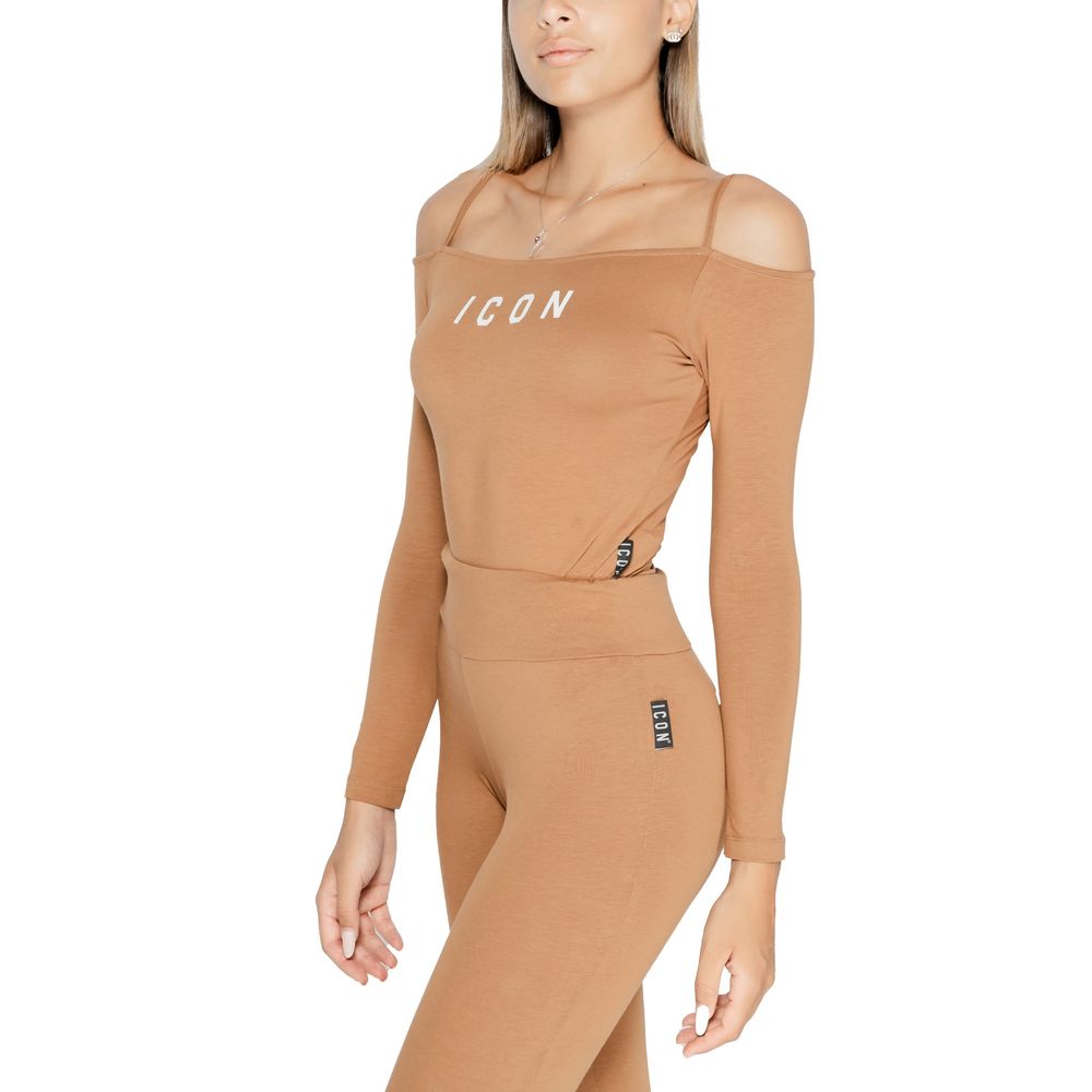 Brown Cotton Bodysuit Icon