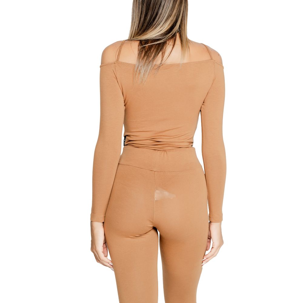 Brown Cotton Bodysuit Icon