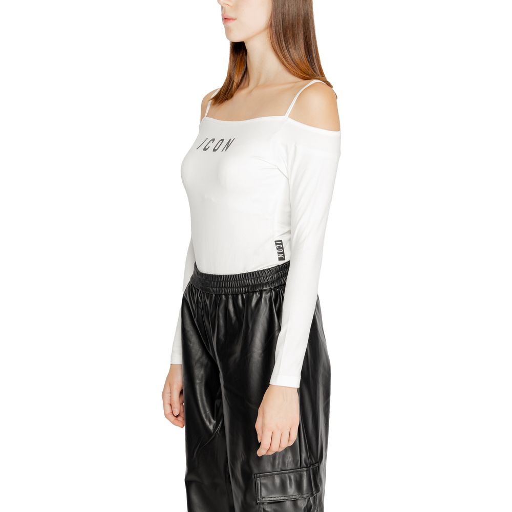 White Cotton Bodysuit Icon