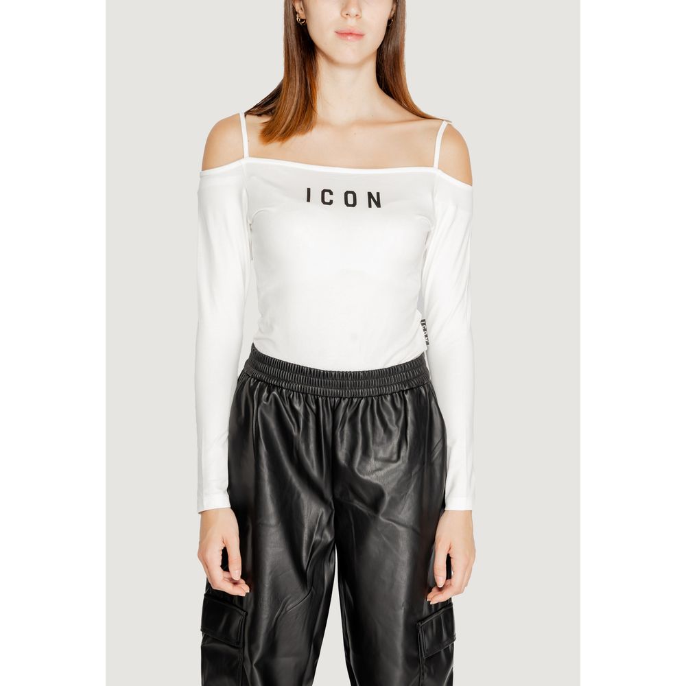 White Cotton Bodysuit Icon