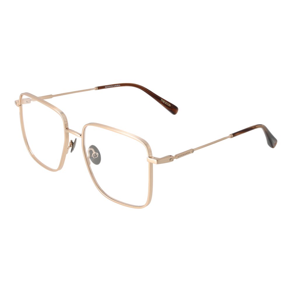 Gold Men Glasses Frame Scotch & Soda