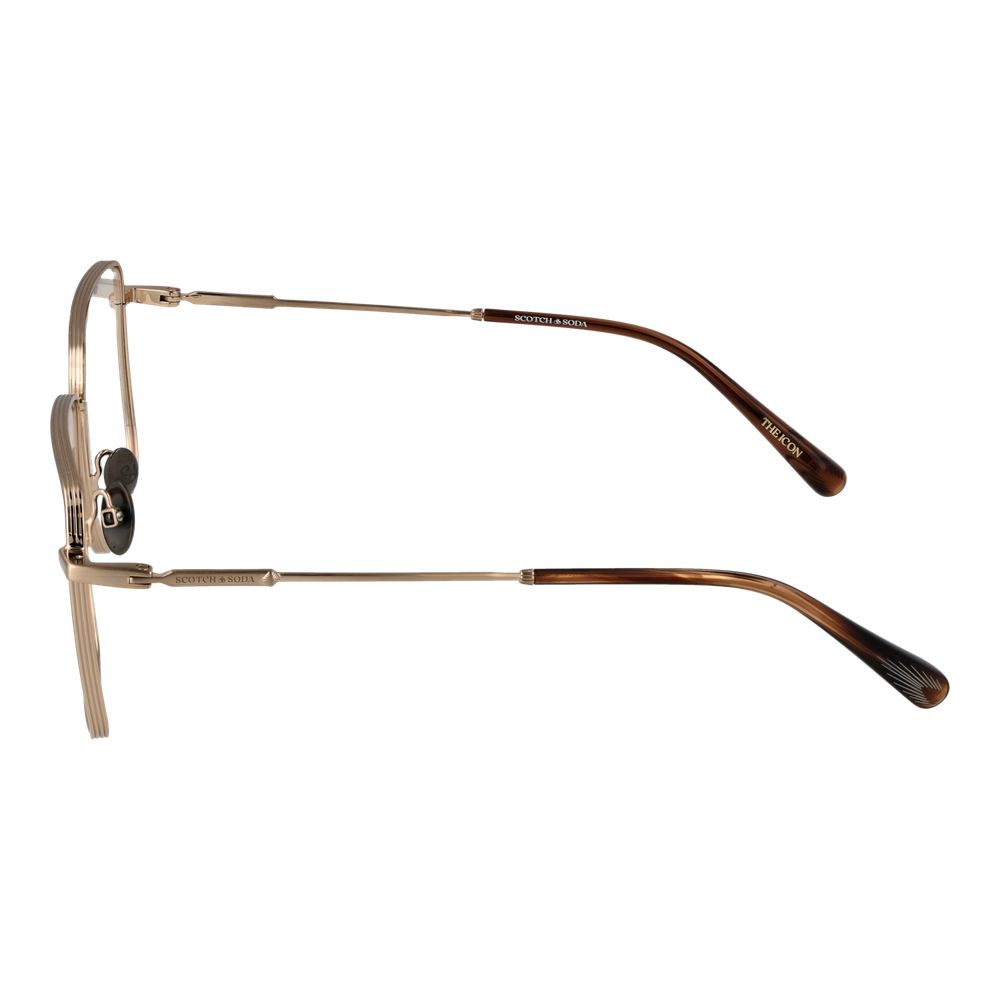 Gold Men Glasses Frame Scotch & Soda