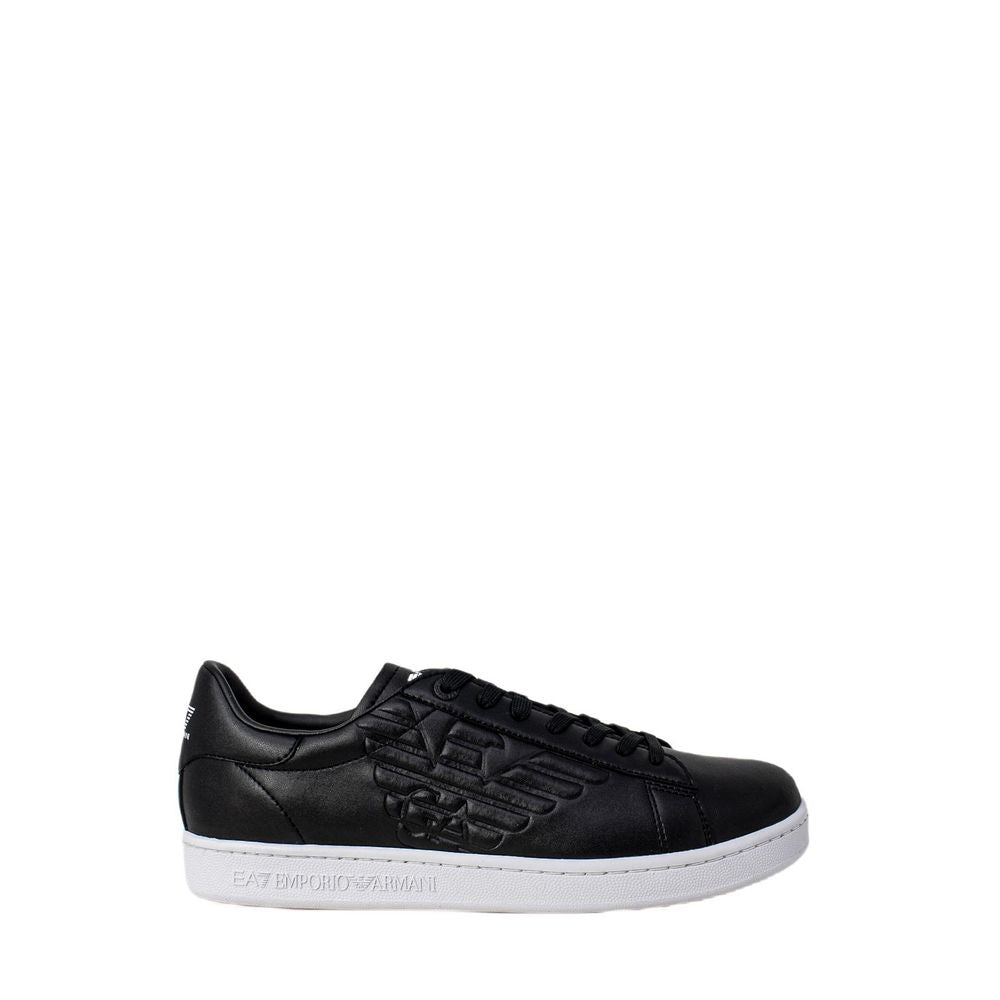 Black And White Polyethylene Sneaker EA7 Emporio Armani