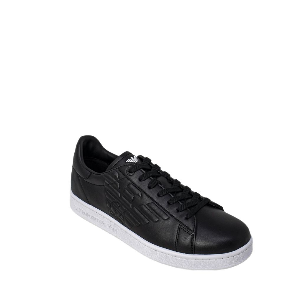 Black And White Polyethylene Sneaker EA7 Emporio Armani