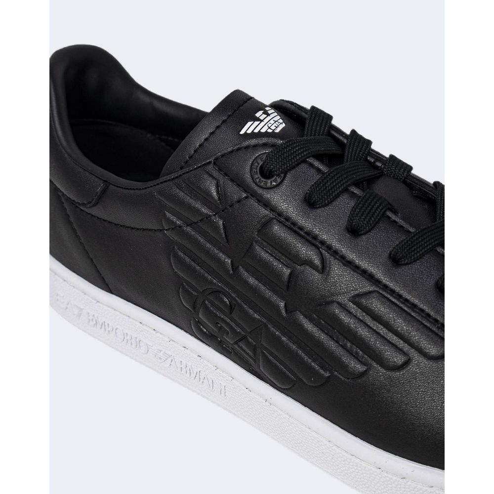 Black And White Polyethylene Sneaker EA7 Emporio Armani