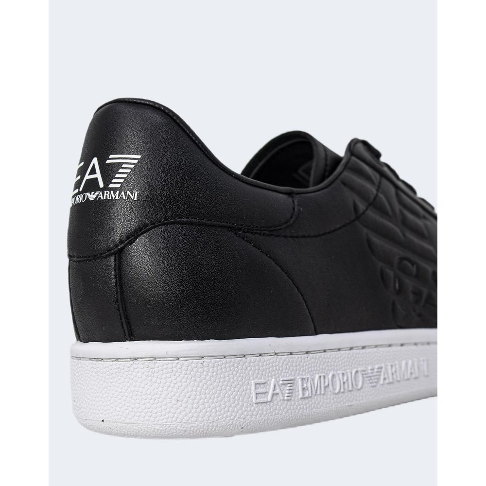 Black And White Polyethylene Sneaker EA7 Emporio Armani