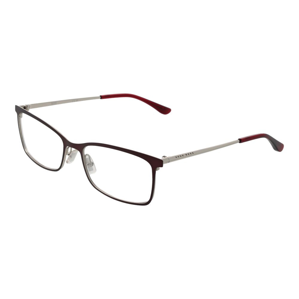 Burgundy Women Glasses Frame Hugo Boss