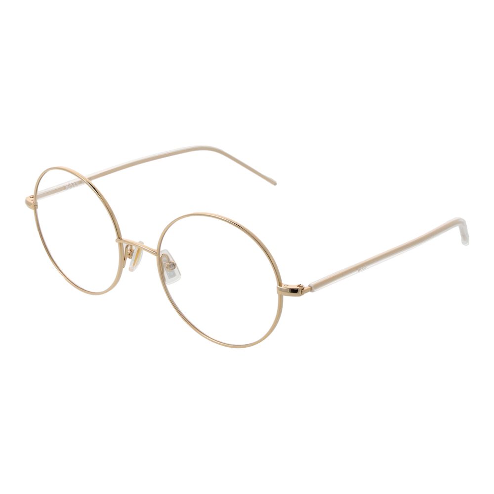 Gold Women Glasses Frame Hugo Boss